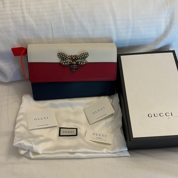 Gucci Red and Blue Women's Bag - Picture 1 of 9